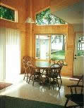 Cottage #10 dining - facing lake