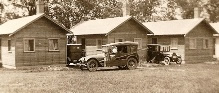 cabins and car