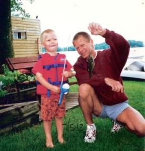 Eric & dad Gene with a sunfish