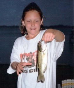 Jamie with fish