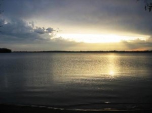Sunset sky at 8:04