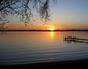 Sunset at 8:54