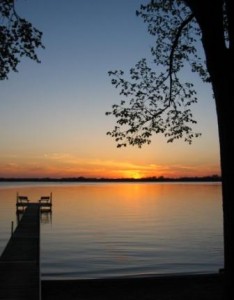 Sunset at 8:58