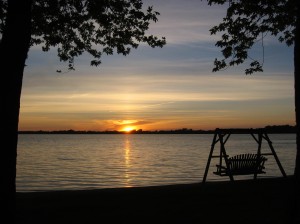 Sunset at Dickerson's Resort