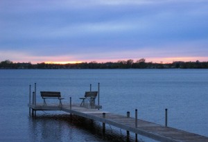 Saturday night sunset at Lake Florida