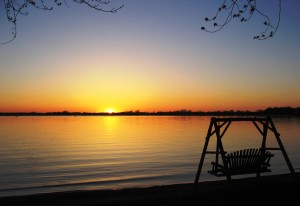 Sunday night sunset at LAke Florida