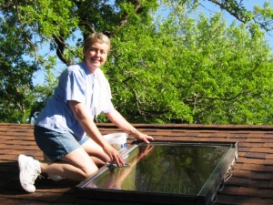 washing skylight