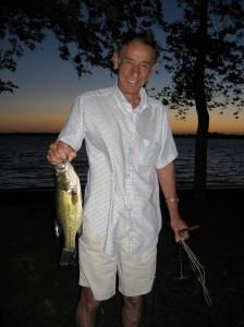 Terry with Large Mouth Bass
