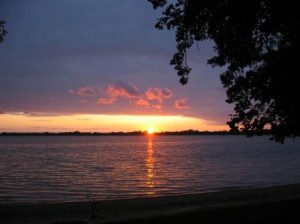 Sunset at 9:14