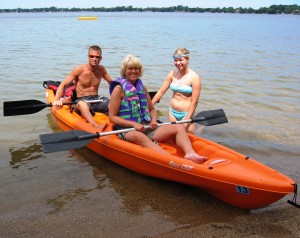 Ready for the swim across Lake Florida