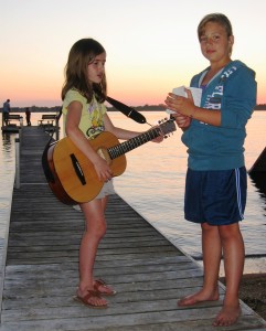 Tessa singing her Lake Florida song