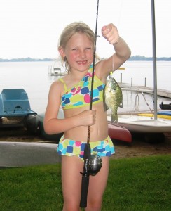 Madyson with sunfish