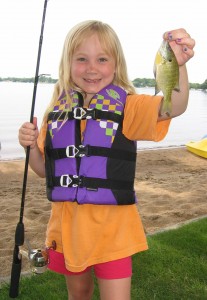 Molly caught a sunfish