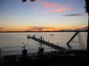 Sunset at Dickerson's Resort