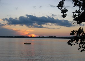 Sunset at Lake Florida