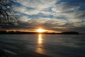 Lake Florida sunset at 4:33