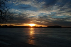 Lake Florida sunset at 4:42