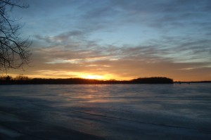 Lake Florida sunset at 4:51