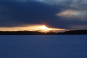 Lake Florida sunset at 5:00