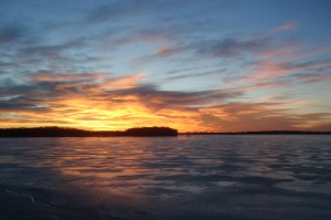Lake Florida sunset at 5:03