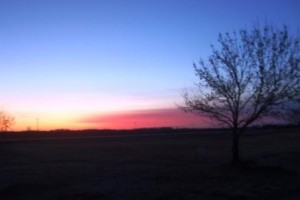 sunset at 5:18