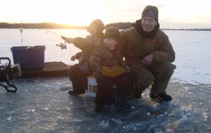 ice fishing