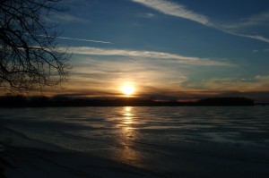 Lake Florida sunset at 4:31