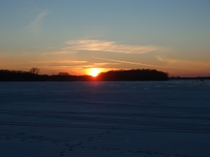 Lake Florida sunset at 5:31