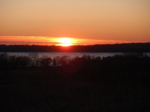 Lake Florida sunset at 5:37