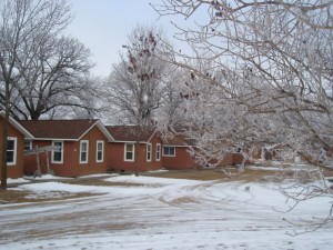 East side of cabins