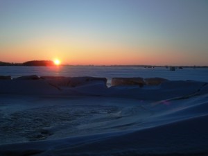 The sunset