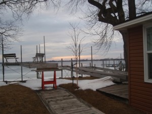 sunset at cabin #8