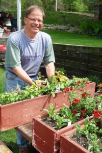 planting flowers