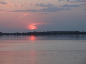 sunset at Dickerson's Resort