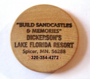 Wooden coin