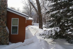 cabin #11 snow drift