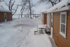 cabin & snow