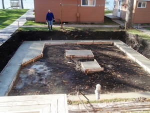 cabin footings