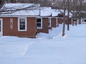 snow drifts