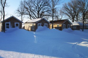 snow drifts