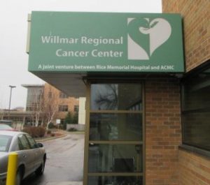 cancer center sign