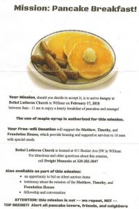 Fundraiser poster